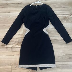 Sequin long sleeve dress